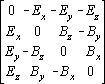 Faraday 2-form as matrix